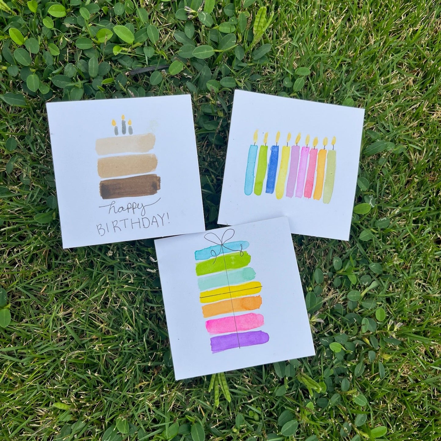 Mini birthday cards