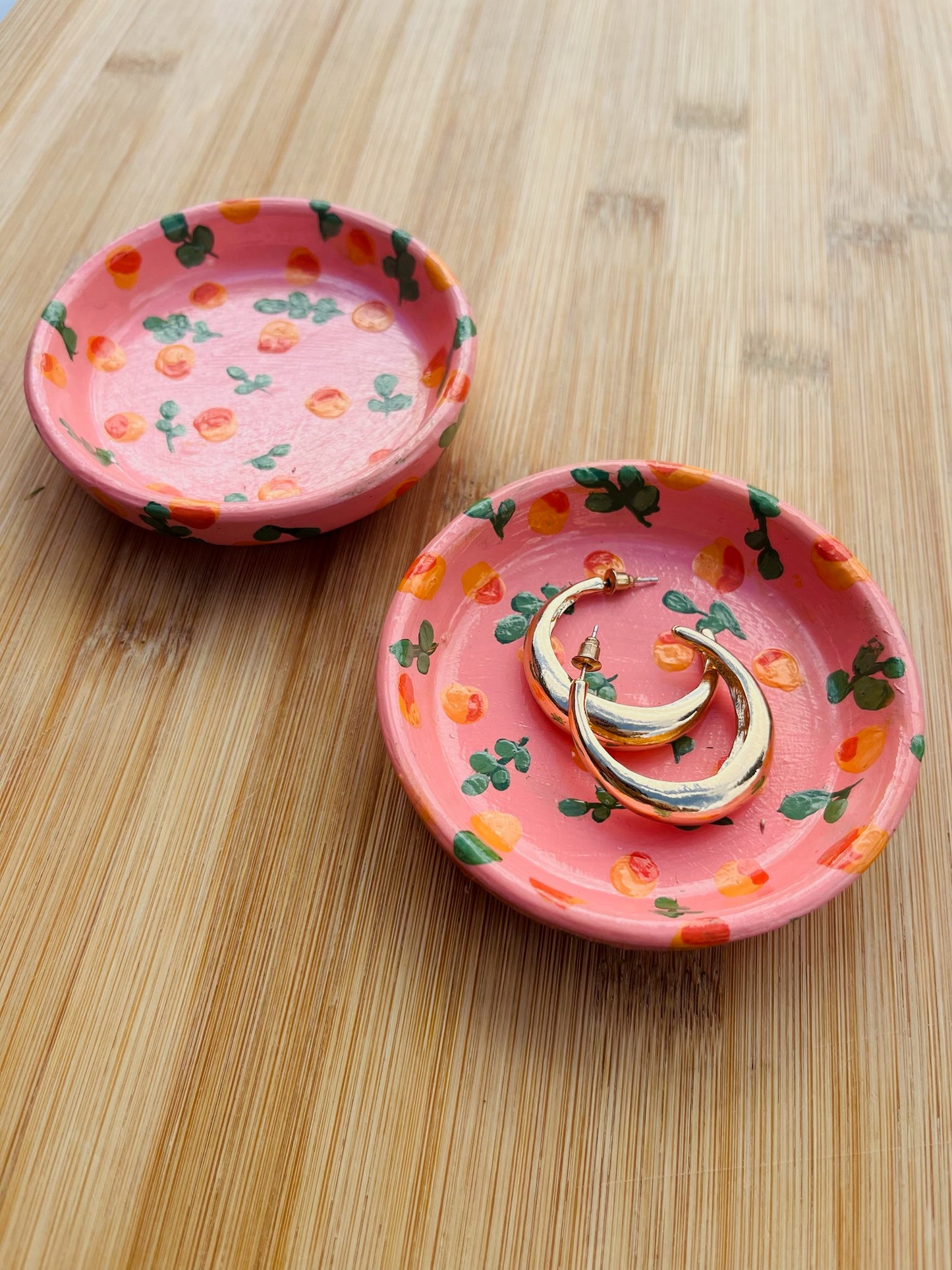 Pink Grapefruit Jewelry tray