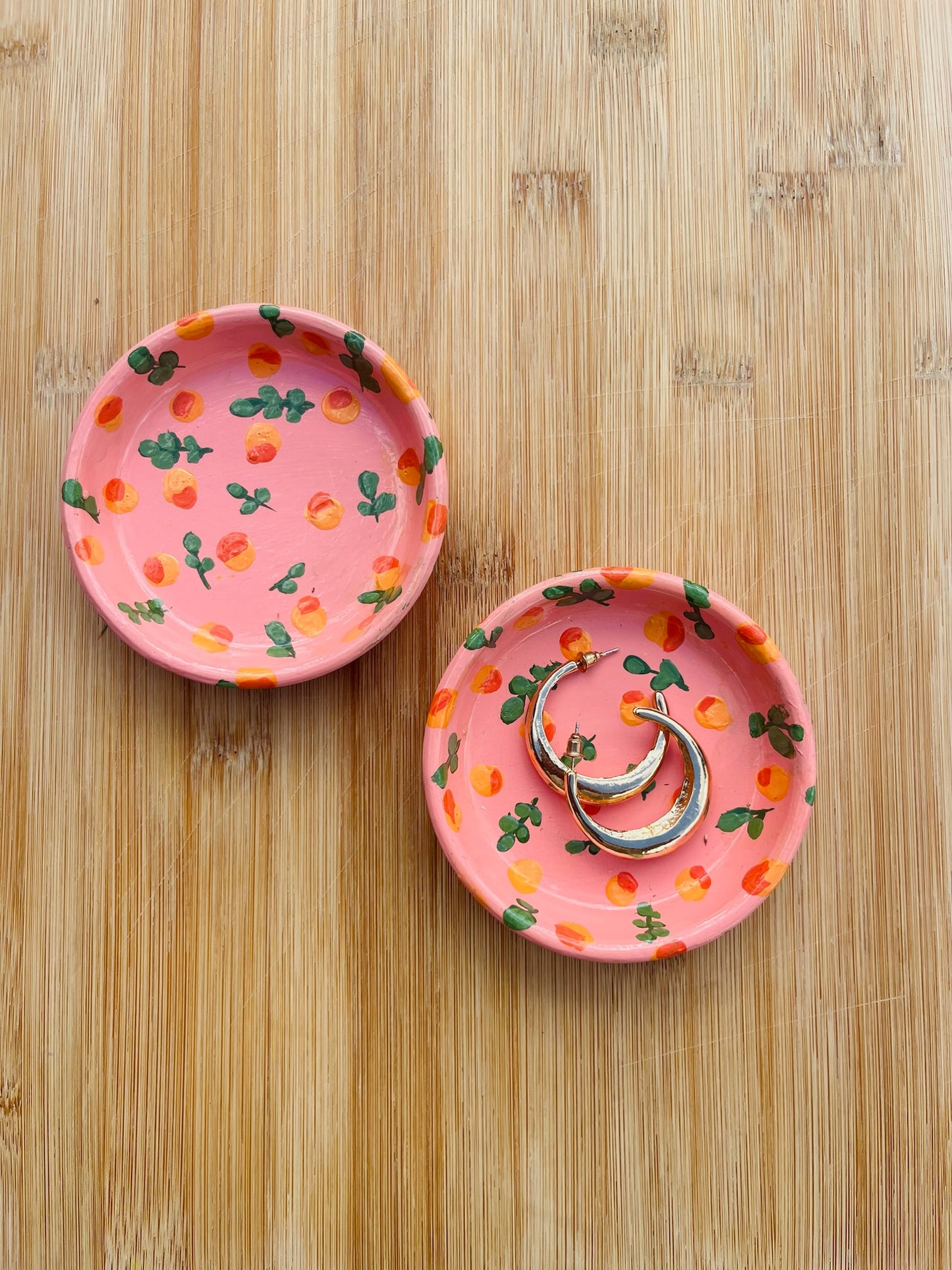 Pink Grapefruit Jewelry tray