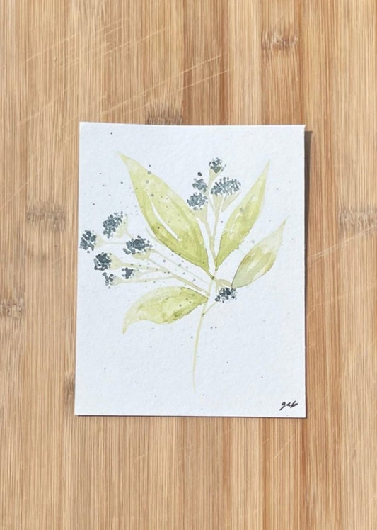 Mini Blue Flower painting