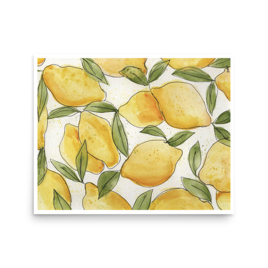 Summer Lemons Print