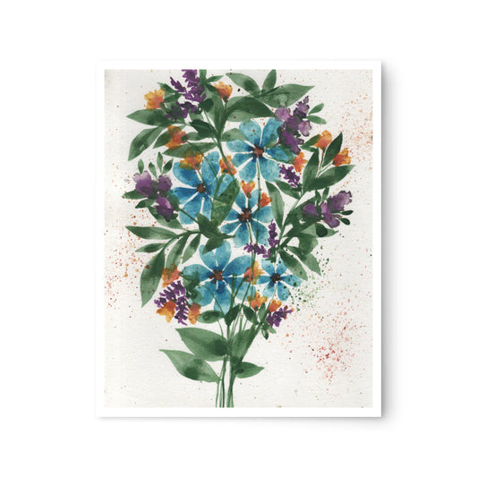 Vibrant Bouquet Print