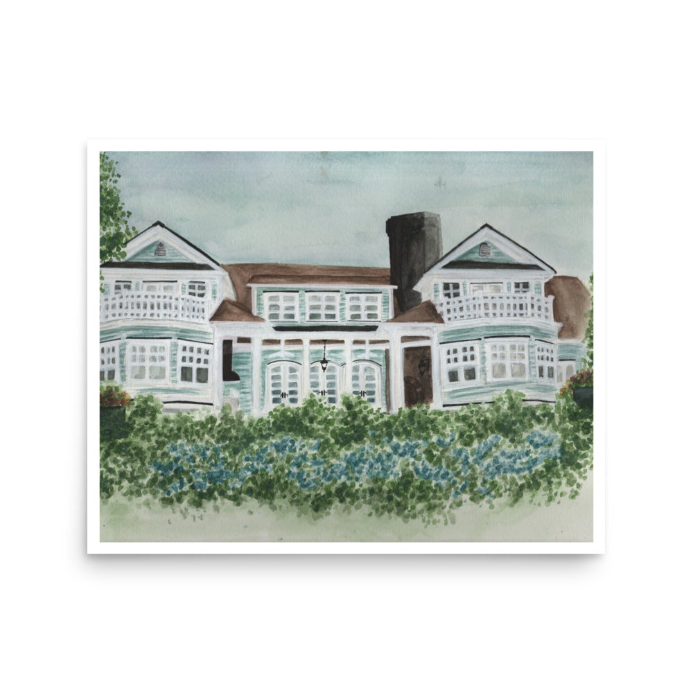 The Cousins House Print