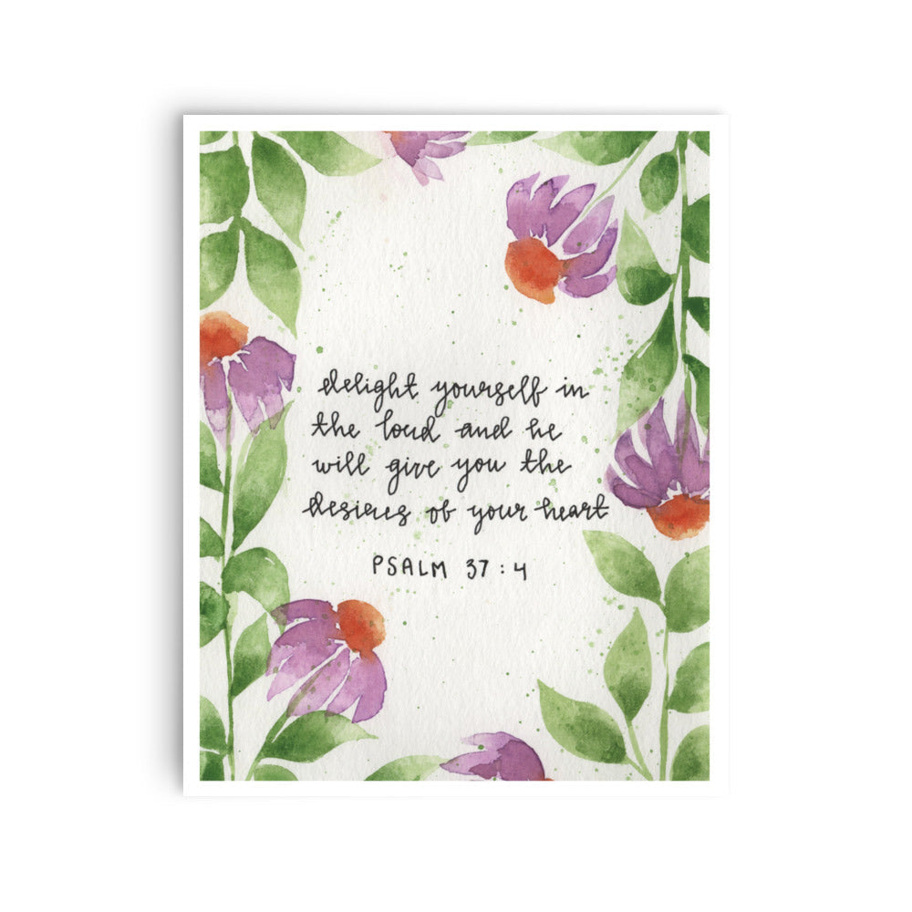 Psalm 37:4 Print