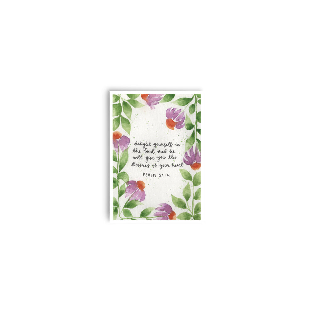 Psalm 37:4 Print