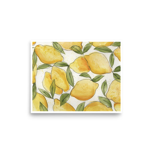 Summer Lemons Print