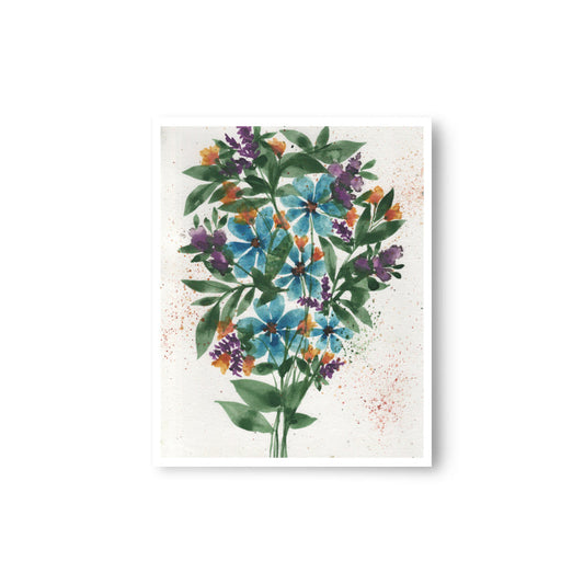 Vibrant Bouquet Print