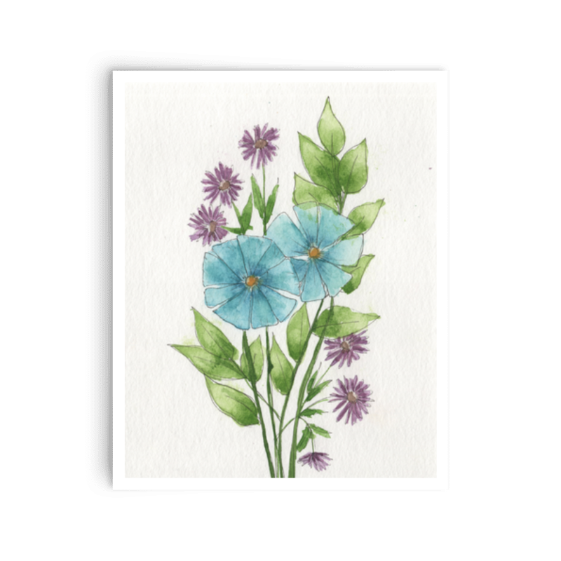 Morning Glory Print