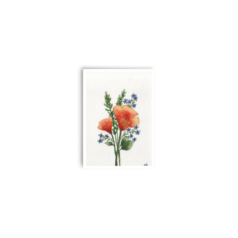 California Poppy Print